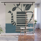 Teapot Garden 1 Wall Mural Gallery Image 1