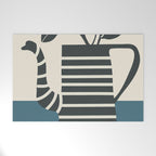 Teapot Garden 1 Welcome Mat Gallery Image 1