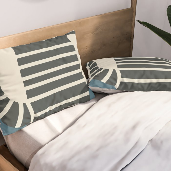 Teapot Garden 1 Pillow Sham Gallery Image 2