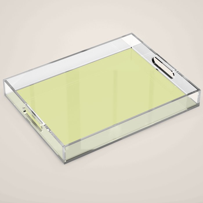 Autumn Pistachio Cream Acrylic Tray Gallery Image 1