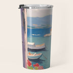 Mediterranean Window Morning View Travel Mug Gallery Image 3