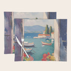 Mediterranean Window Morning View Placemat Gallery Image 1