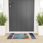 Mediterranean Window Morning View Welcome Mat Gallery Image 3