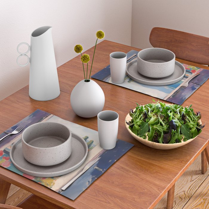 Mediterranean Window Morning View Placemat Gallery Image 2