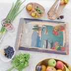 Mediterranean Window Morning View Cutting Board Gallery Image 2