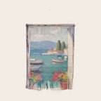Mediterranean Window Morning View Wall Hanging Gallery Image 1