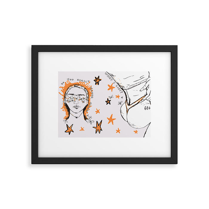 666 Framed Art Print Gallery Image 1
