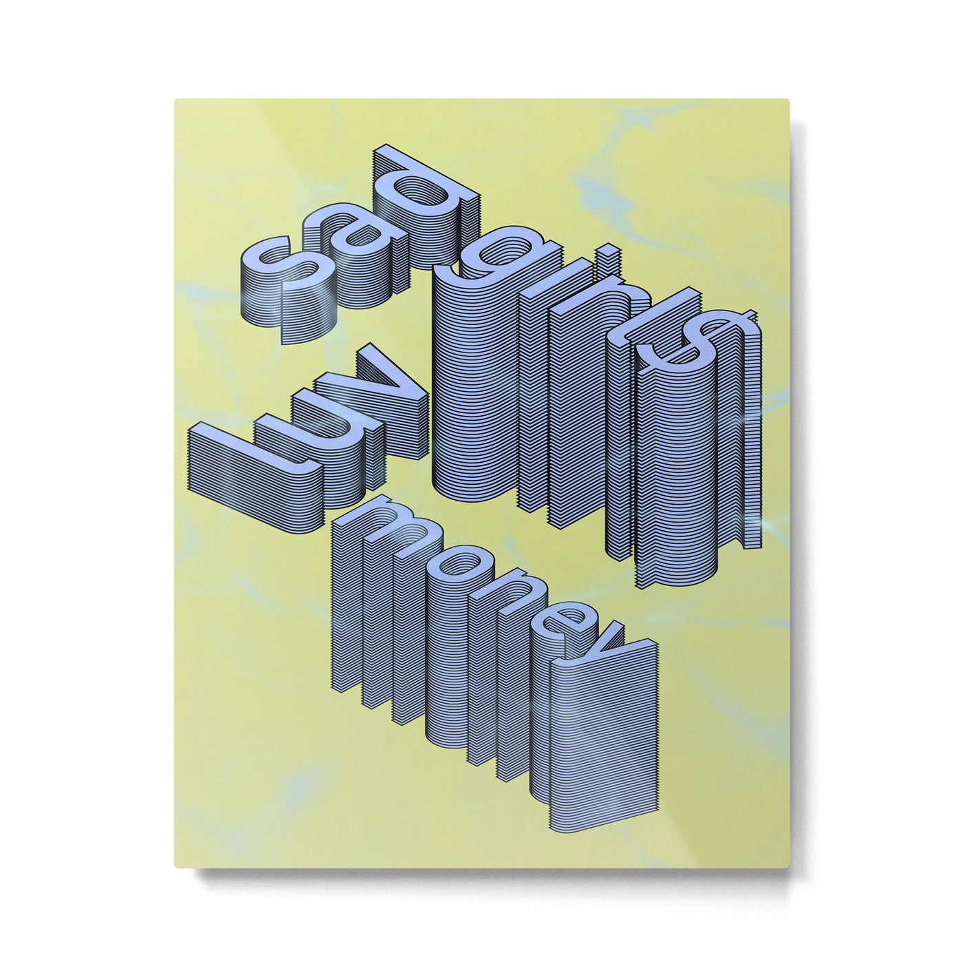 sad girls Metal Print
