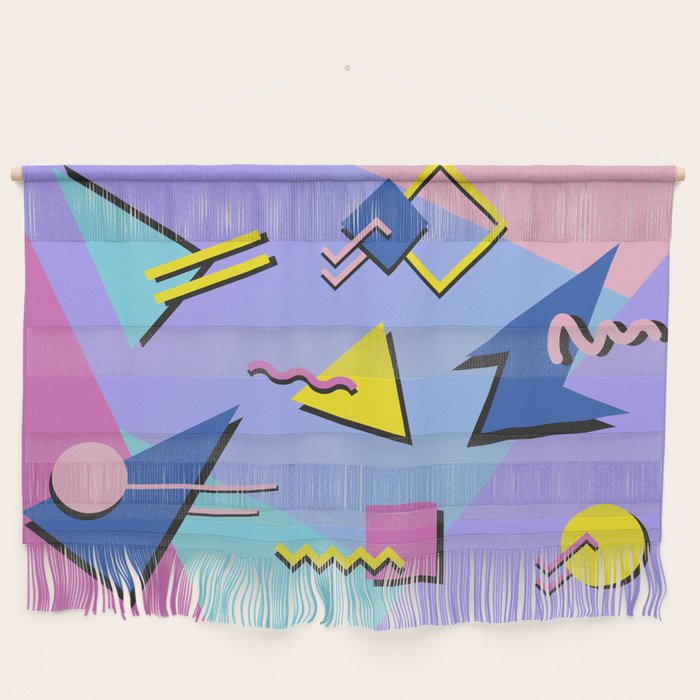 Memphis pattern 99 - 80s / 90s Retro Wall Hanging Gallery Image 1