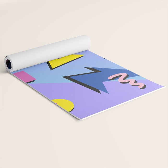 Memphis pattern 99 - 80s / 90s Retro Yoga Mat Gallery Image 2