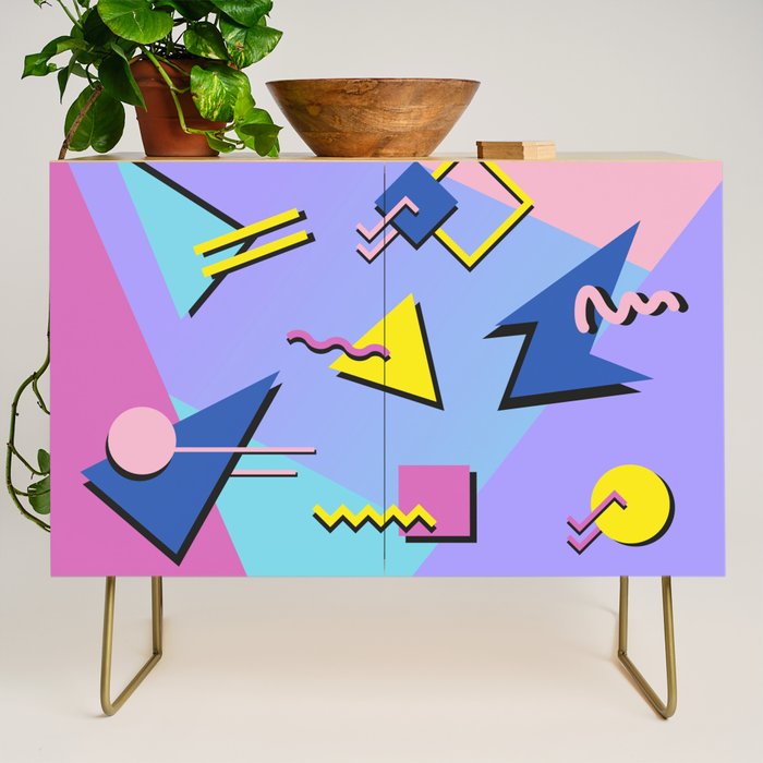 Memphis pattern 99 - 80s / 90s Retro Credenza Gallery Image 1