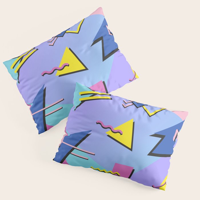 Memphis pattern 99 - 80s / 90s Retro Pillow Sham Gallery Image 1