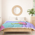 Memphis pattern 99 - 80s / 90s Retro Duvet Cover Gallery Image 3