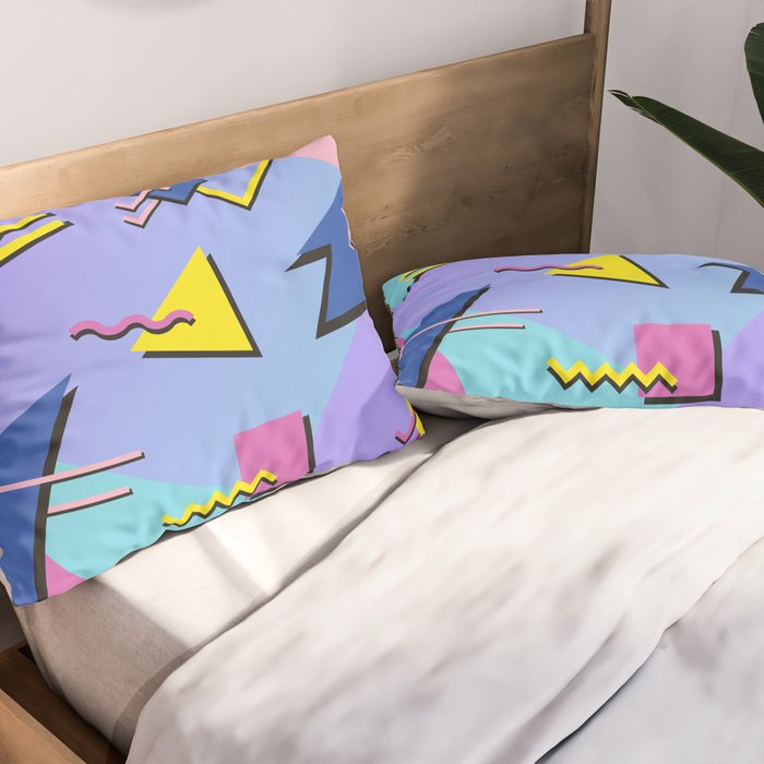 Memphis pattern 99 - 80s / 90s Retro Pillow Sham Gallery Image 2