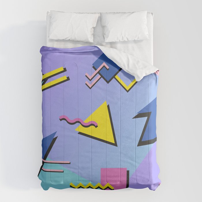Memphis pattern 99 - 80s / 90s Retro Comforter Gallery Image 6
