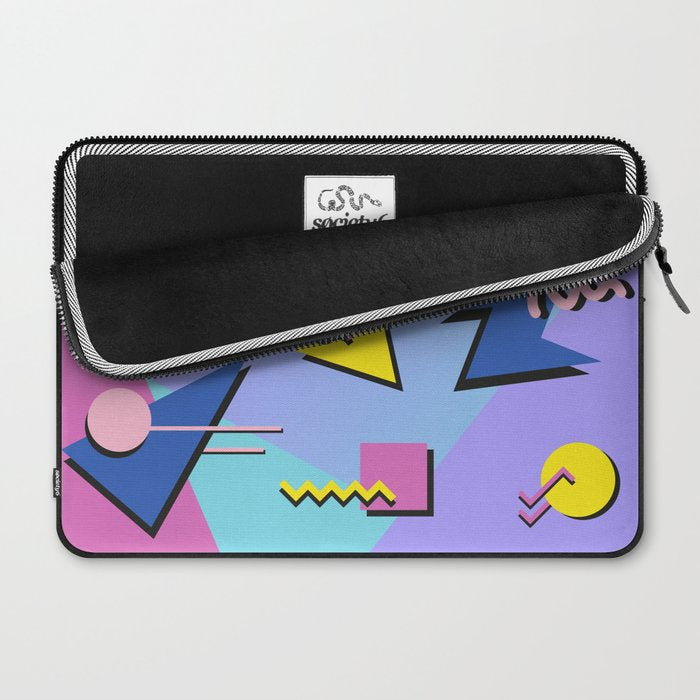 Memphis pattern 99 - 80s / 90s Retro Laptop Sleeve Gallery Image 2