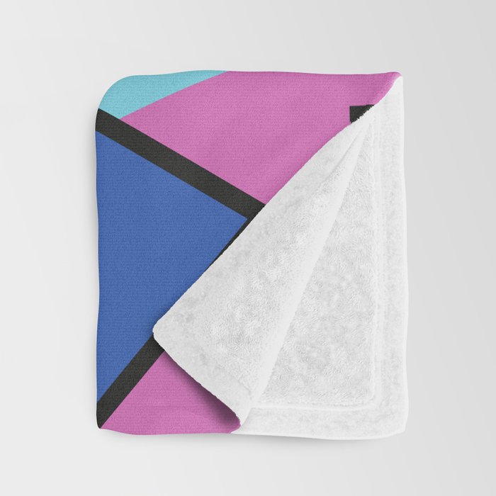 Memphis pattern 99 - 80s / 90s Retro Throw Blanket Gallery Image 3