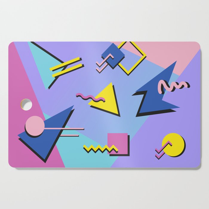 Memphis pattern 99 - 80s / 90s Retro Cutting Board Gallery Image 1