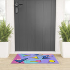 Memphis pattern 99 - 80s / 90s Retro Welcome Mat Gallery Image 3