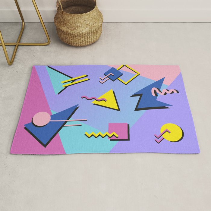 Memphis pattern 99 - 80s / 90s Retro Rug Gallery Image 1