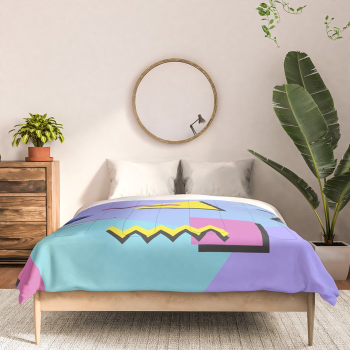 Memphis pattern 99 - 80s / 90s Retro Comforter Gallery Image 3