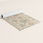 William Morris Strawberry Thief Gold Vintage Pattern Yoga Mat Gallery Image 2