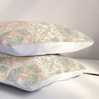 William Morris Strawberry Thief Gold Vintage Pattern Pillow Sham Gallery Image 3