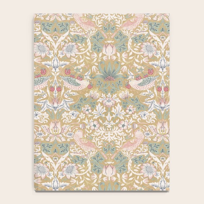 William Morris Strawberry Thief Gold Vintage Pattern Notebook Gallery Image 4