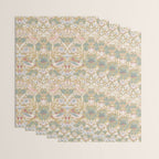 William Morris Strawberry Thief Gold Vintage Pattern Wrapping Paper Gallery Image 3