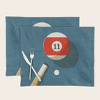 BILLIARDS / Ball 11 Placemat Gallery Image 1