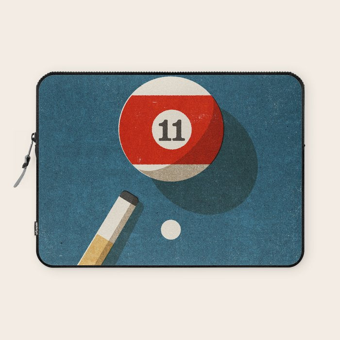 BILLIARDS / Ball 11 Laptop Sleeve Gallery Image 1
