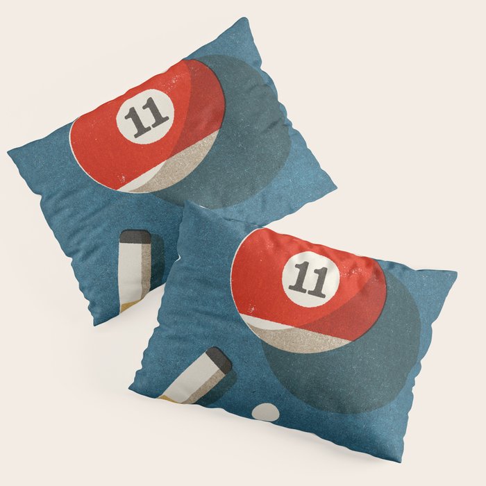 BILLIARDS / Ball 11 Pillow Sham Gallery Image 3