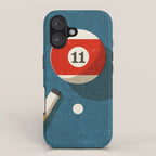 BILLIARDS / Ball 11 iPhone Case Gallery Image 1
