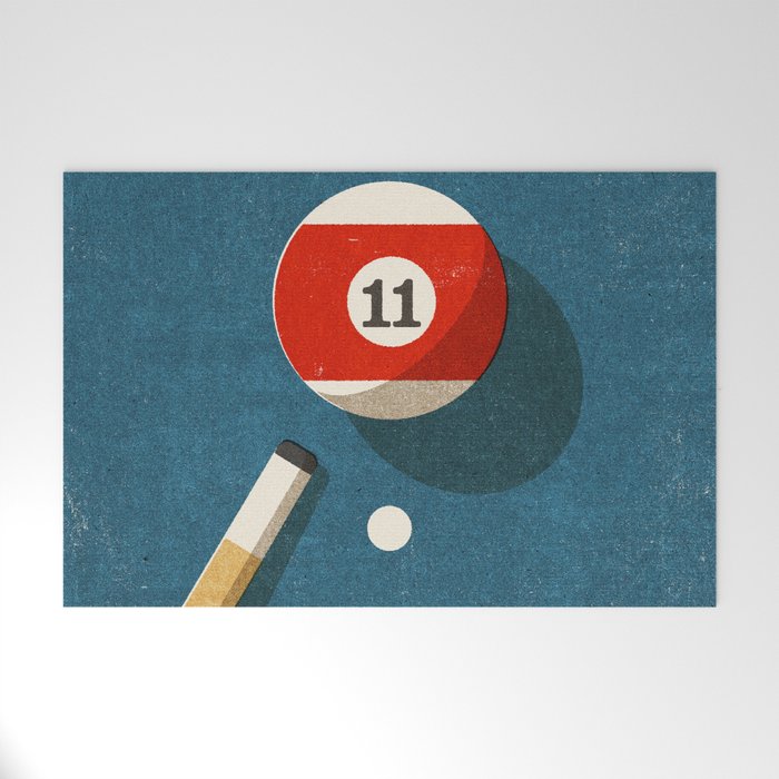 BILLIARDS / Ball 11 Welcome Mat Gallery Image 1