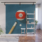 BILLIARDS / Ball 11 Wall Mural Gallery Image 1
