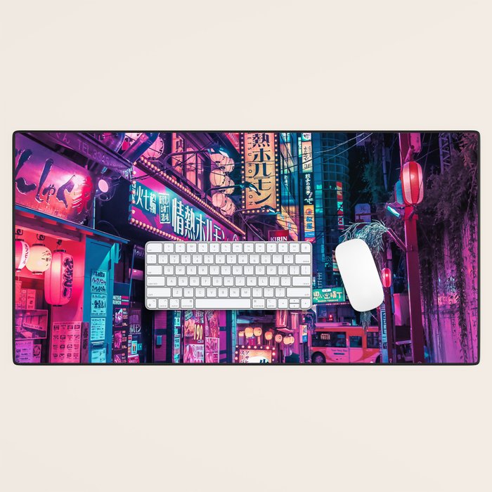 Magic of Cyberpunk Japan Desk Mat Gallery Image 1