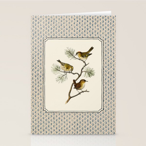 Three Wrens on a Branch Stationery Card Gallery Image 2