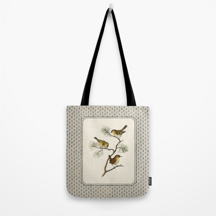 Three Wrens on a Branch Tote Bag Gallery Image 2