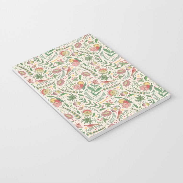 Swedish Floral - Cream Notebook Gallery Image 3