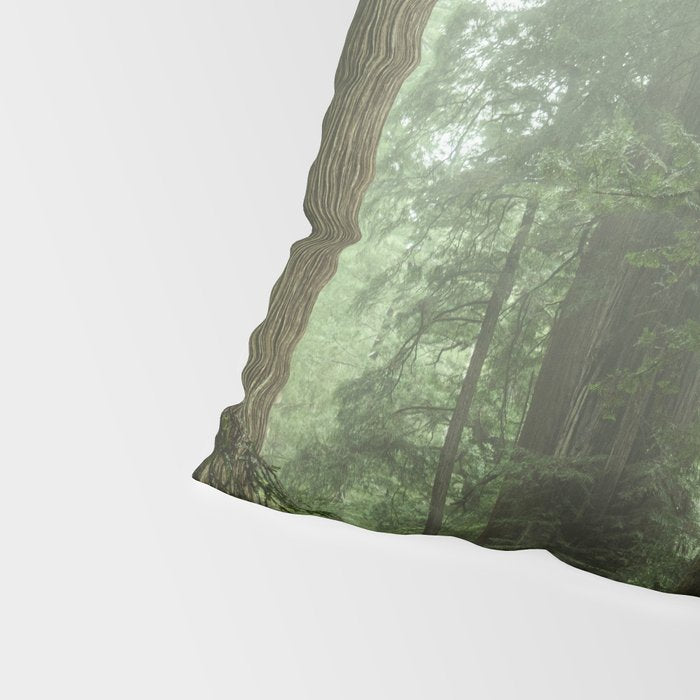 Redwood National Park - Misty Mountain Forest Adventure Pillow Sham Gallery Image 4