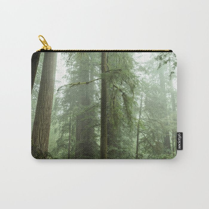 Redwood National Park - Misty Mountain Forest Adventure Carry All Pouch Gallery Image 1