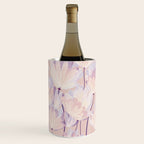 Delicate Light Pink Abstract Flowers Wine Chiller Gallery Image 1