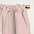 Delicate Light Pink Abstract Flowers Window Curtain Gallery Image 2