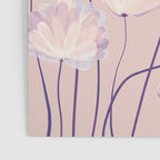 Delicate Light Pink Abstract Flowers Poster Gallery Image 3