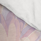 Delicate Light Pink Abstract Flowers Comforter Gallery Image 4