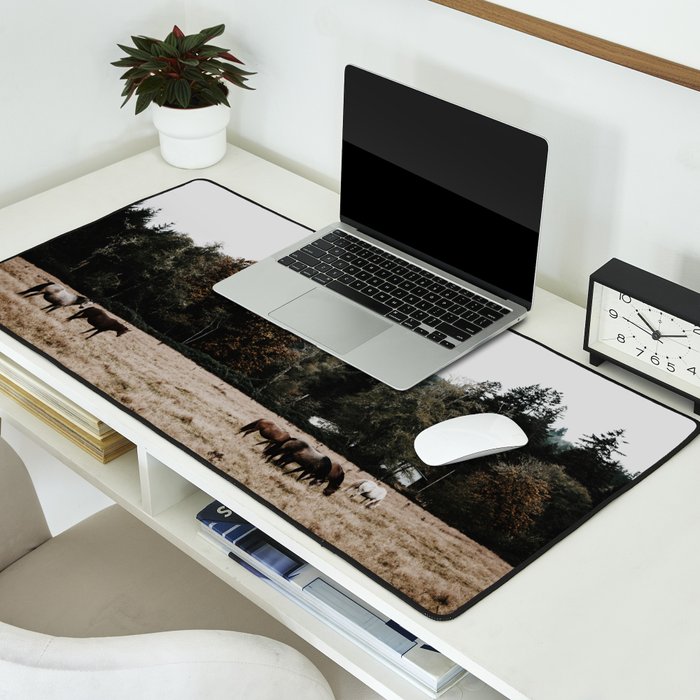 Horses Desk Mat Gallery Image 2
