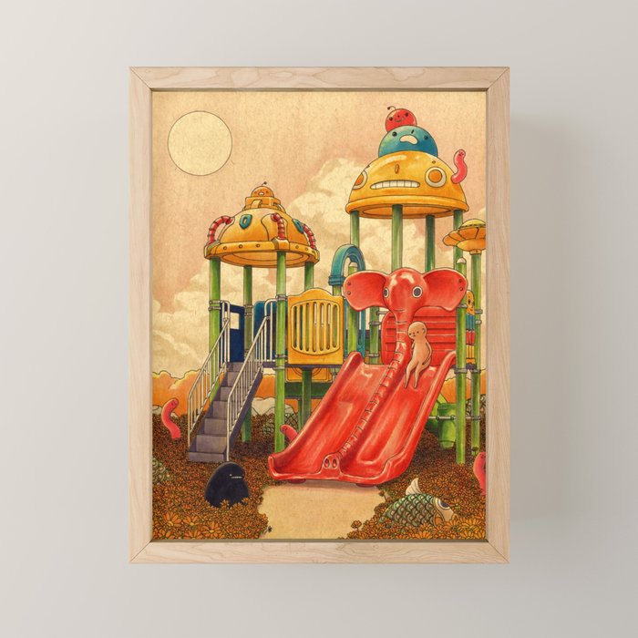 Playground Mini Art Print Gallery Image 1