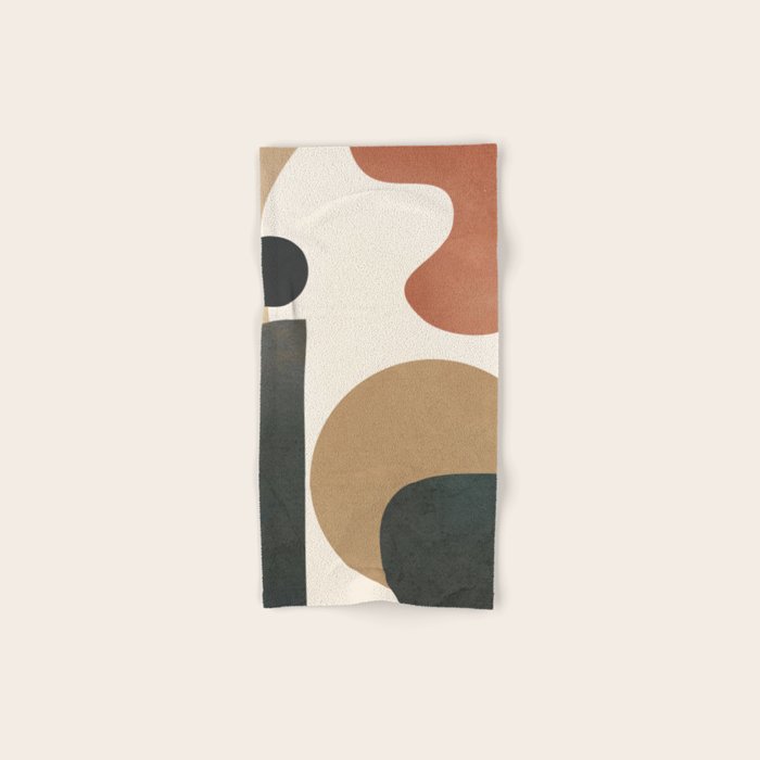 Modern Shapes Design 9 Bath Towel Gallery Image 1