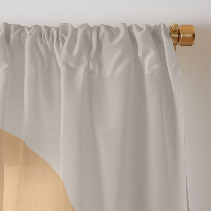 Ocean Sunset Sunrise II Window Curtain Gallery Image 3