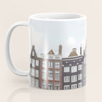 Typical Houses Of Amsterdam Picture | Dutch Urban City Architecture Art Print | Europe Travel Photography Coffee Mug Gallery Image 3